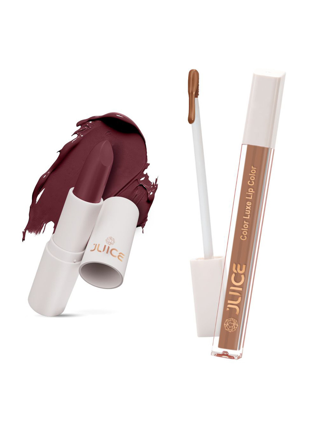 

JUICE Bio Retinol Lipstick -Maroon Magnet - M13 & Light Brown - M18- 8ml, Mauve
