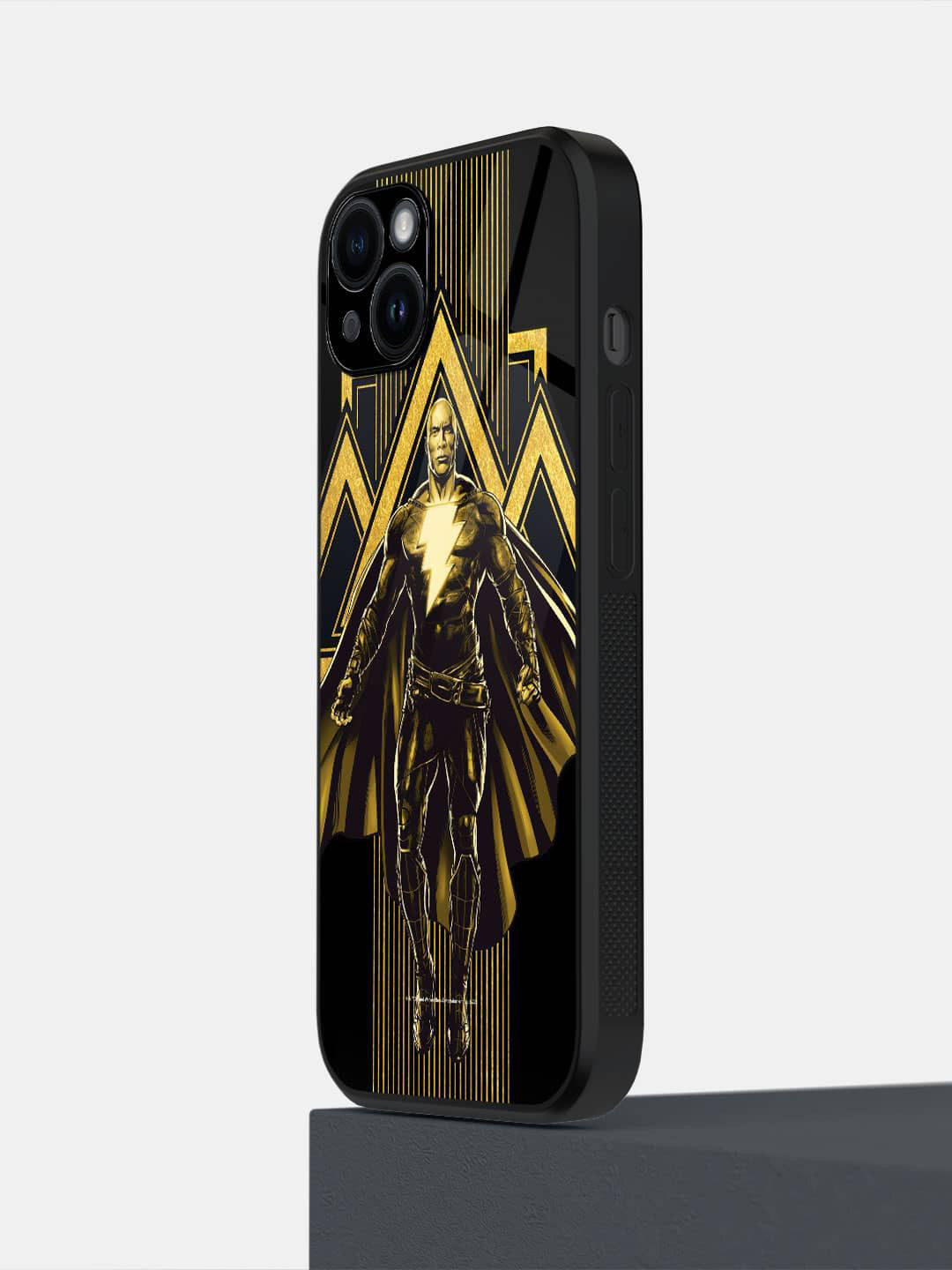 

macmerise Cartoon Characters Printed iPhone 14 Plus Back Case Mobile Accessories, Gold