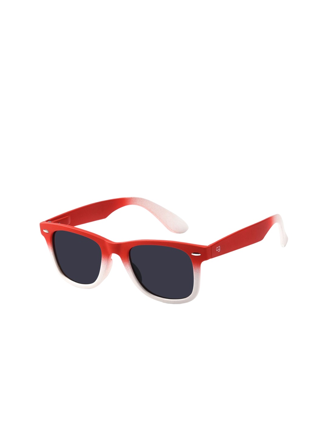 

Woggles Men Wayfarer Sunglasses with Polarised and UV Protected Lens WOWF-02-CC-2009, Black