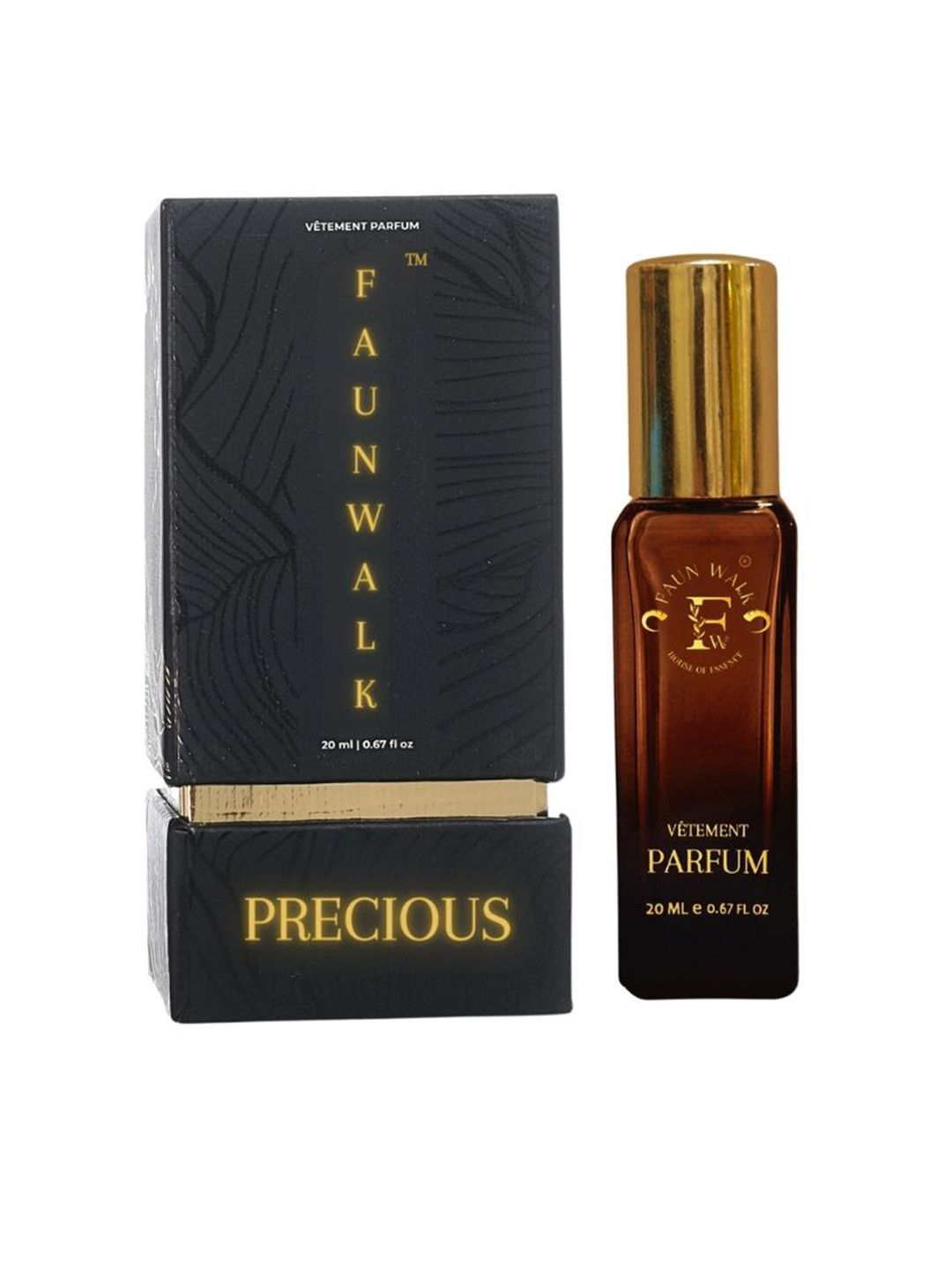

FAUN WALK Women Precious Long Lasting Women Perfume - 20ml, Brown