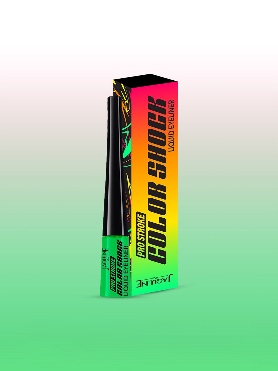 

Jaquline USA Pro Stroke Color Shock Liquid Eyeliner 3.5ml - Vivid Green