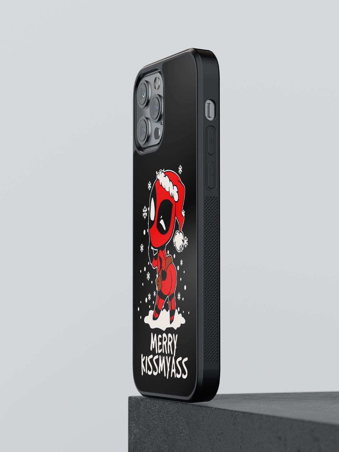

macmerise Abstract Printed iPhone 13 Pro Back Case Mobile Accessories, Black