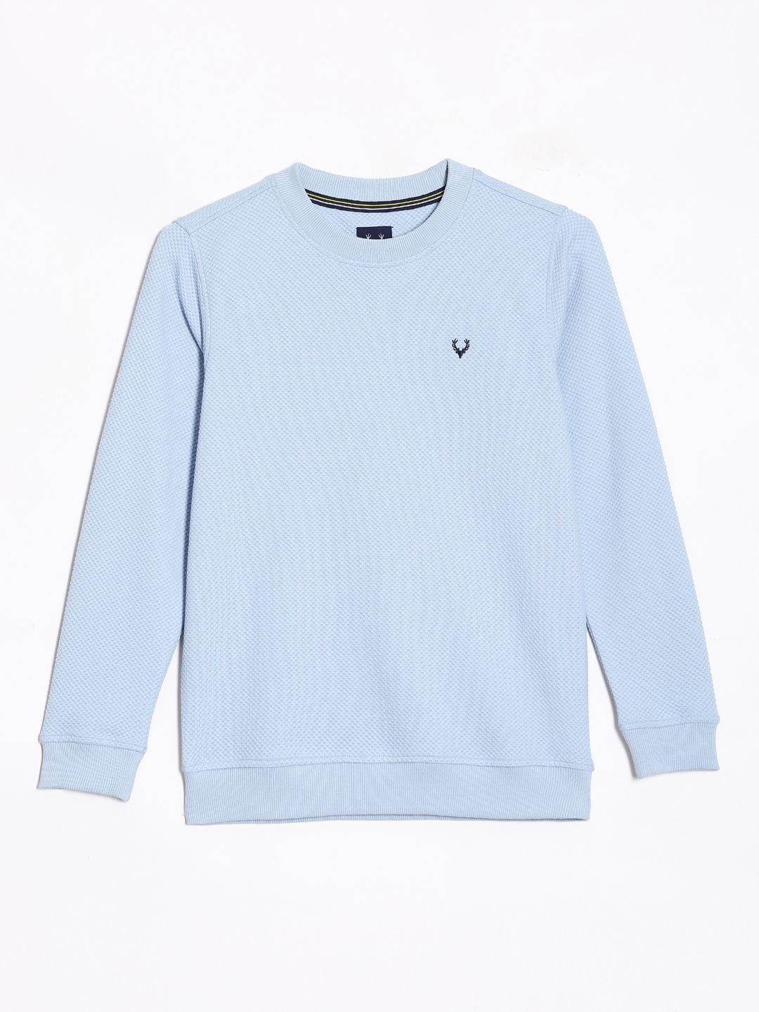 

Allen Solly Junior Boys Self Design Knitted Sweatshirt, Blue