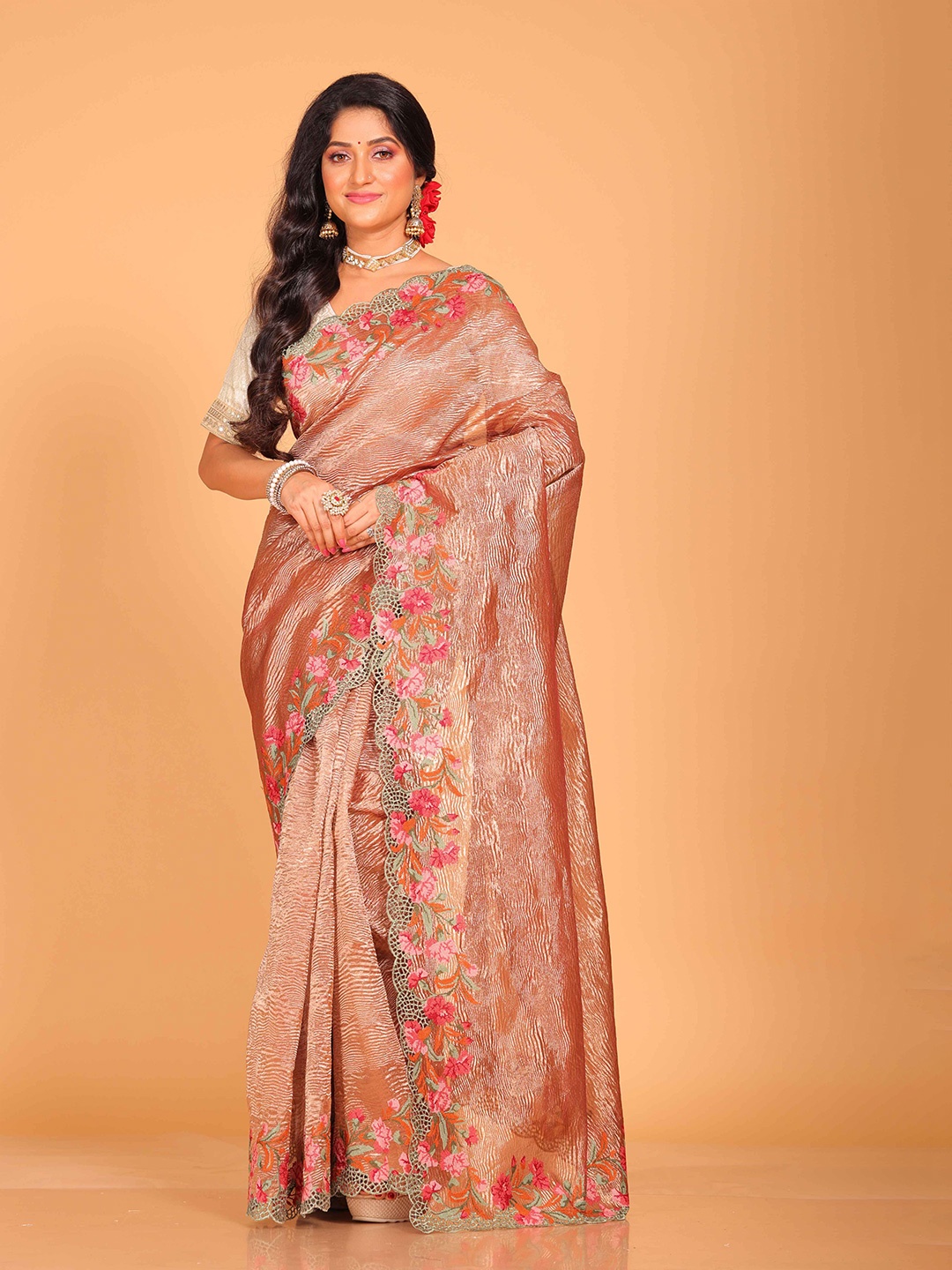 

Morchari Tissue Saree, Gold