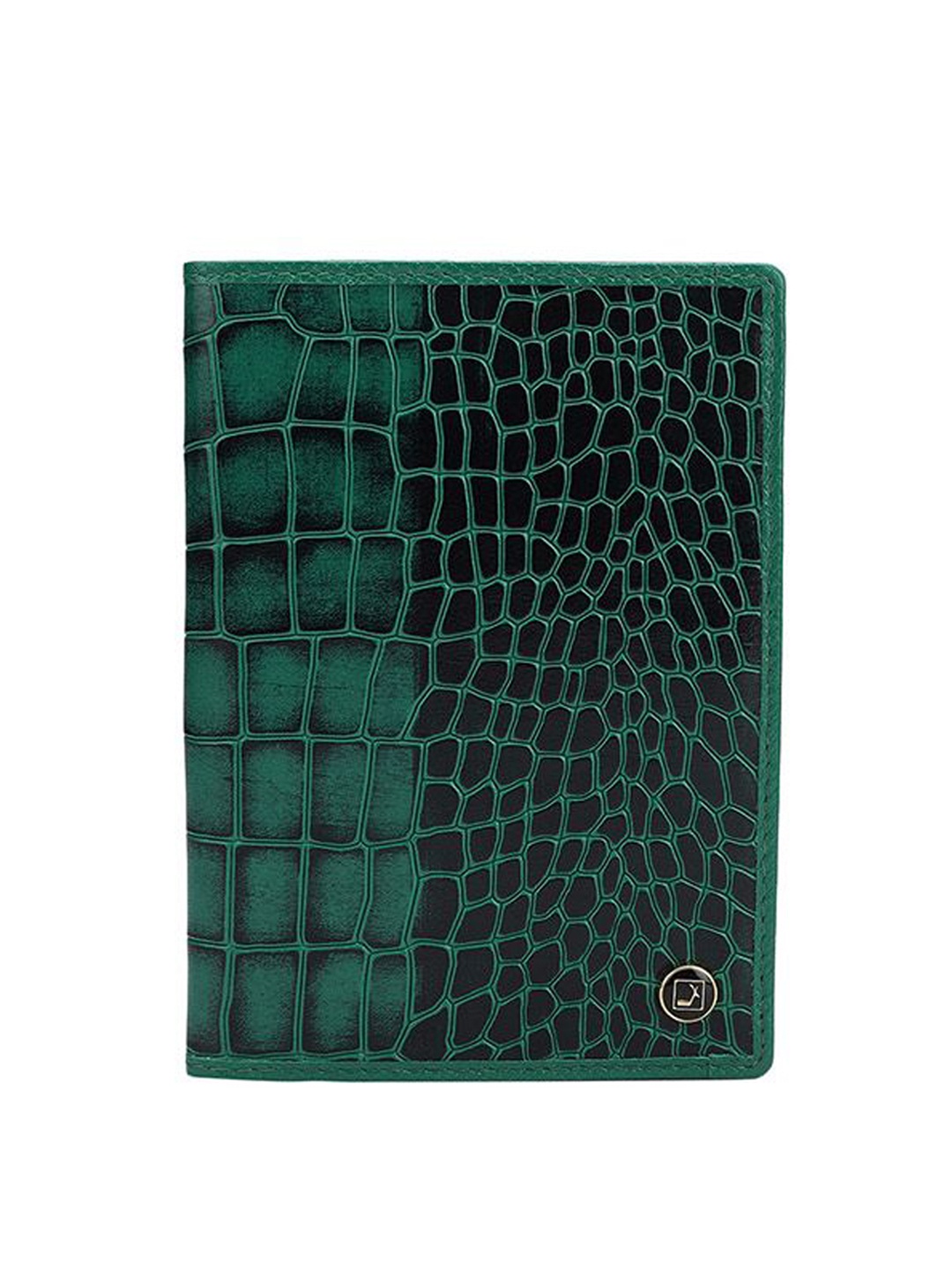 

Da Milano Textured Passport Cover Travel Accessory, Green