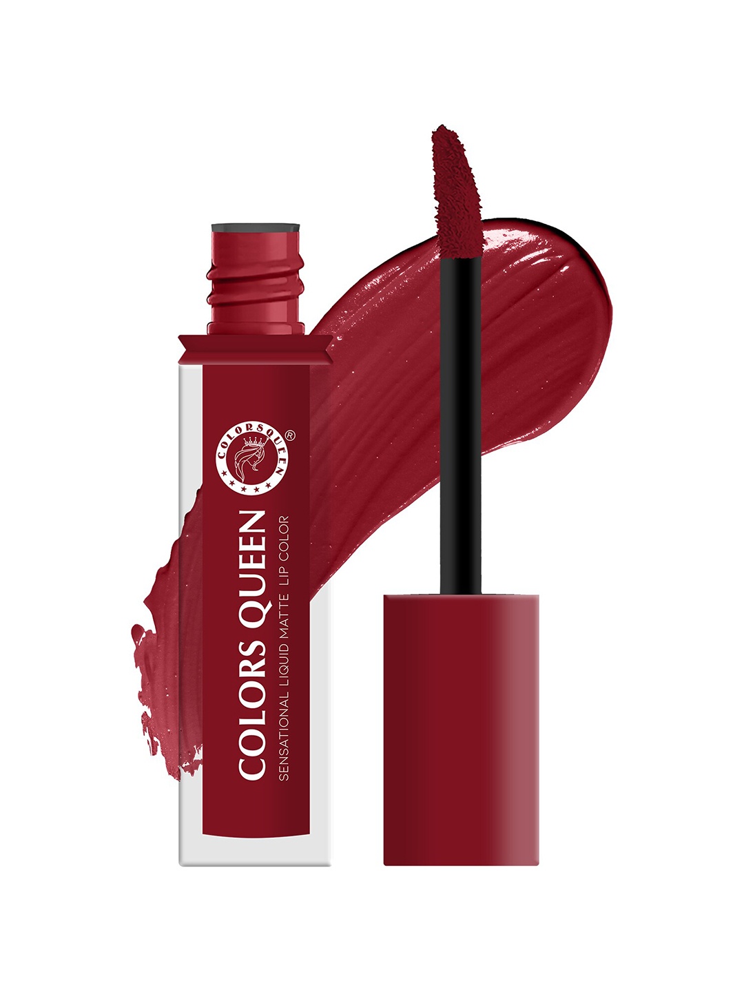 

Colors Queen Sensational Liquid Matte Lip Color Lipstick - 7g - Shade 16, Maroon