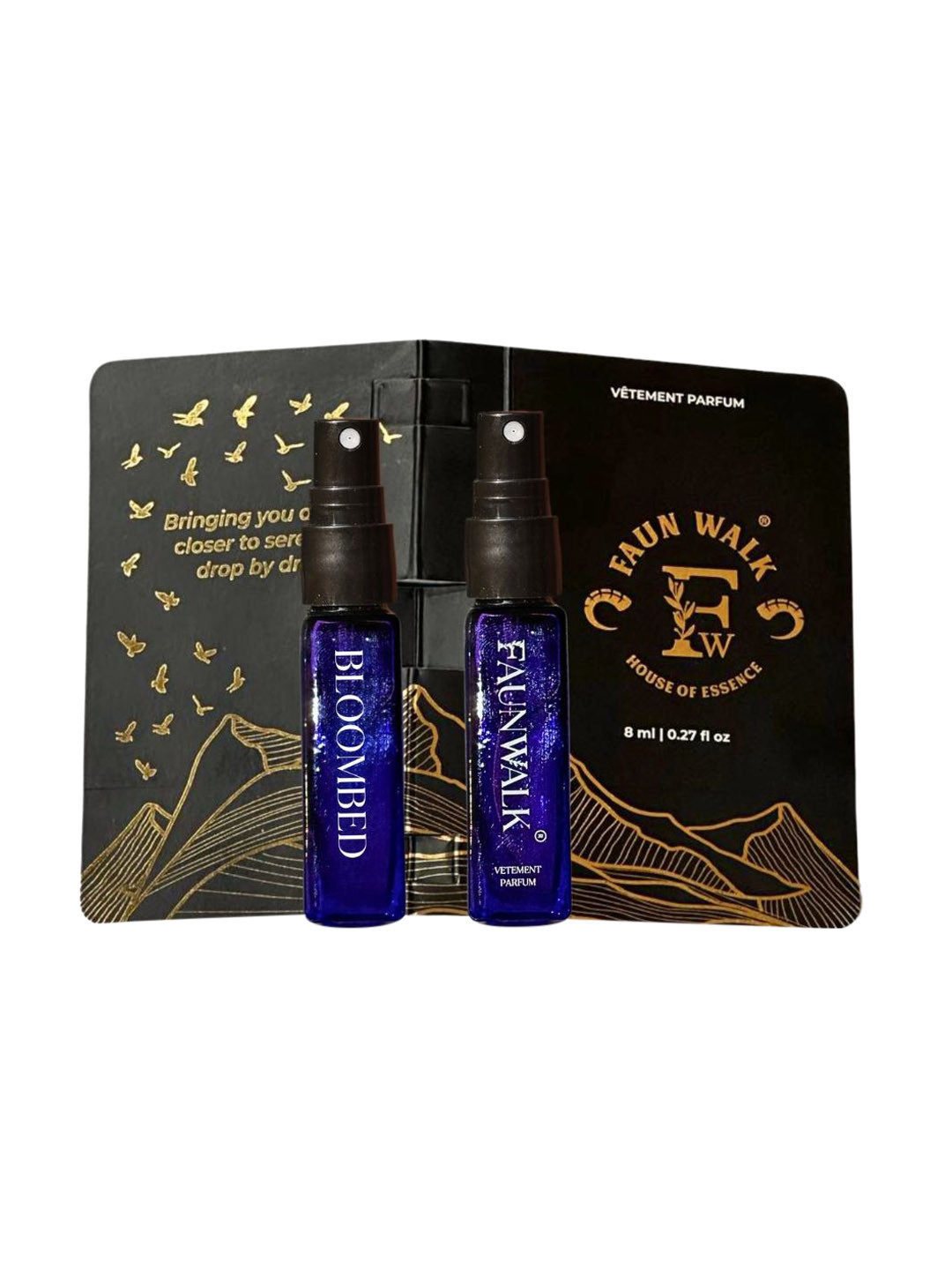 

FAUN WALK Women Bloombed Long Lasting Pocket Perfume - 8ml, Navy blue