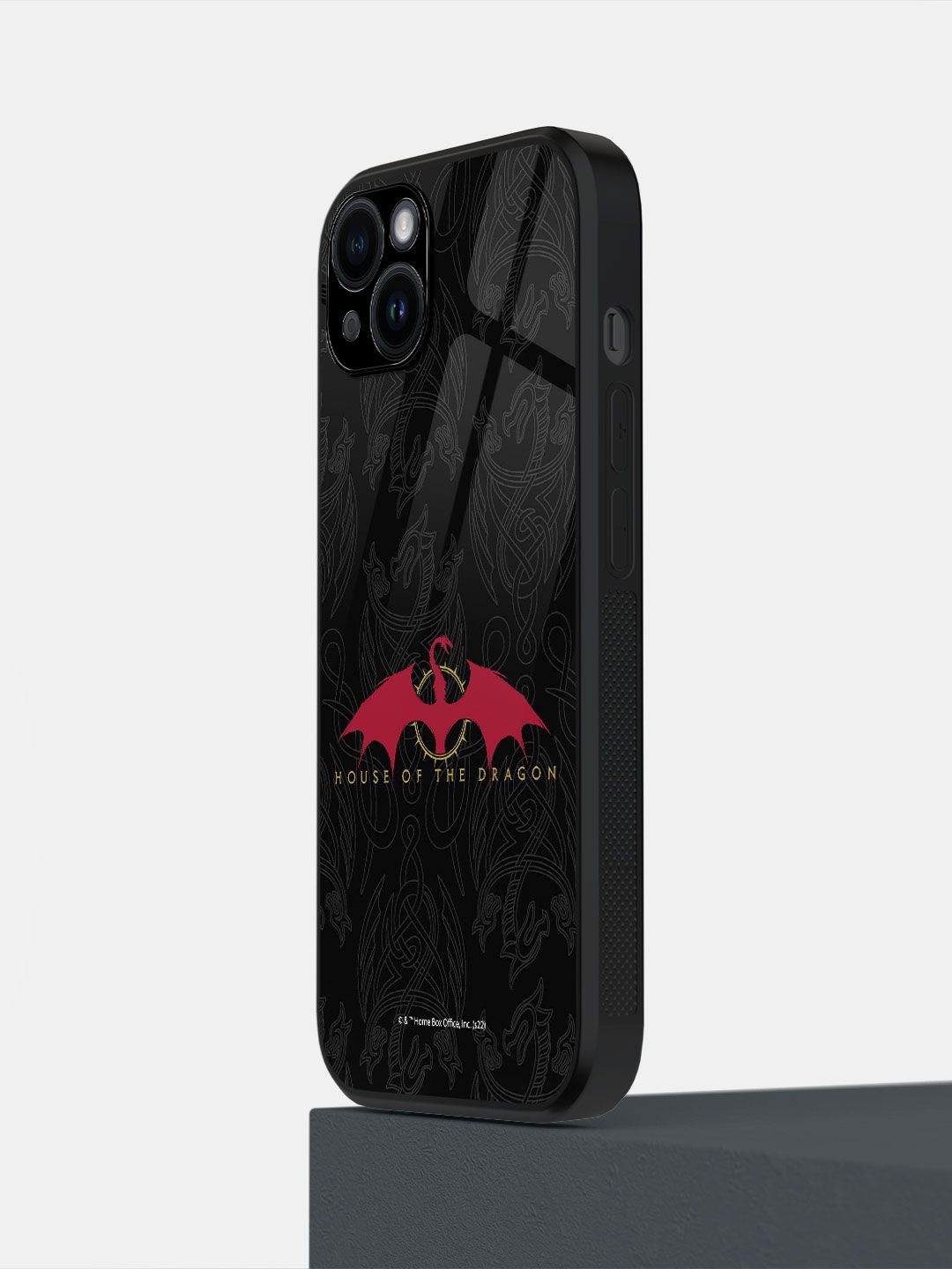 

macmerise Superhero Printed iPhone 14 Plus Back Case Mobile Accessories, Black