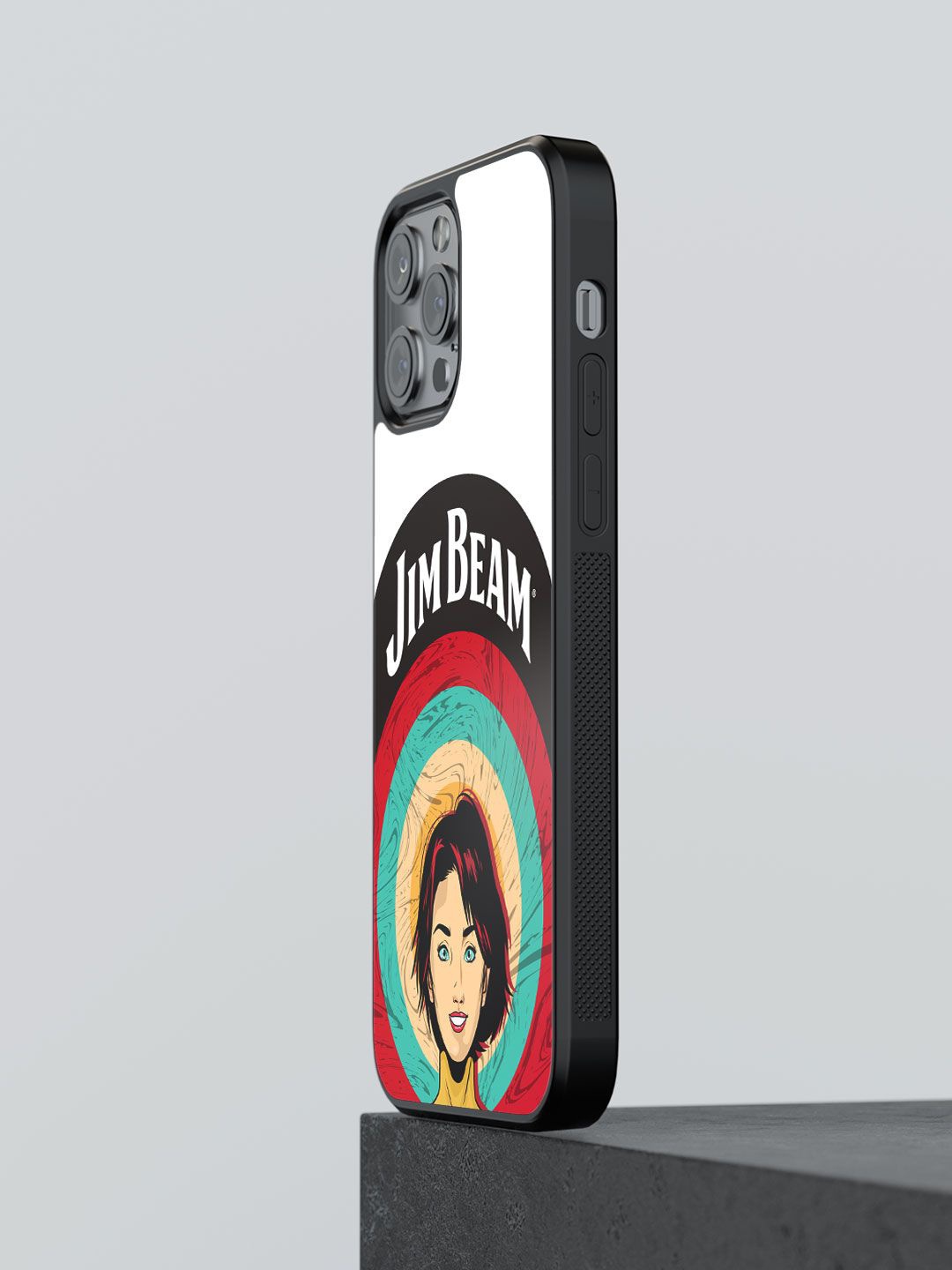 

macmerise Abstract Printed iPhone 13 Pro Back Case Mobile Accessories, White