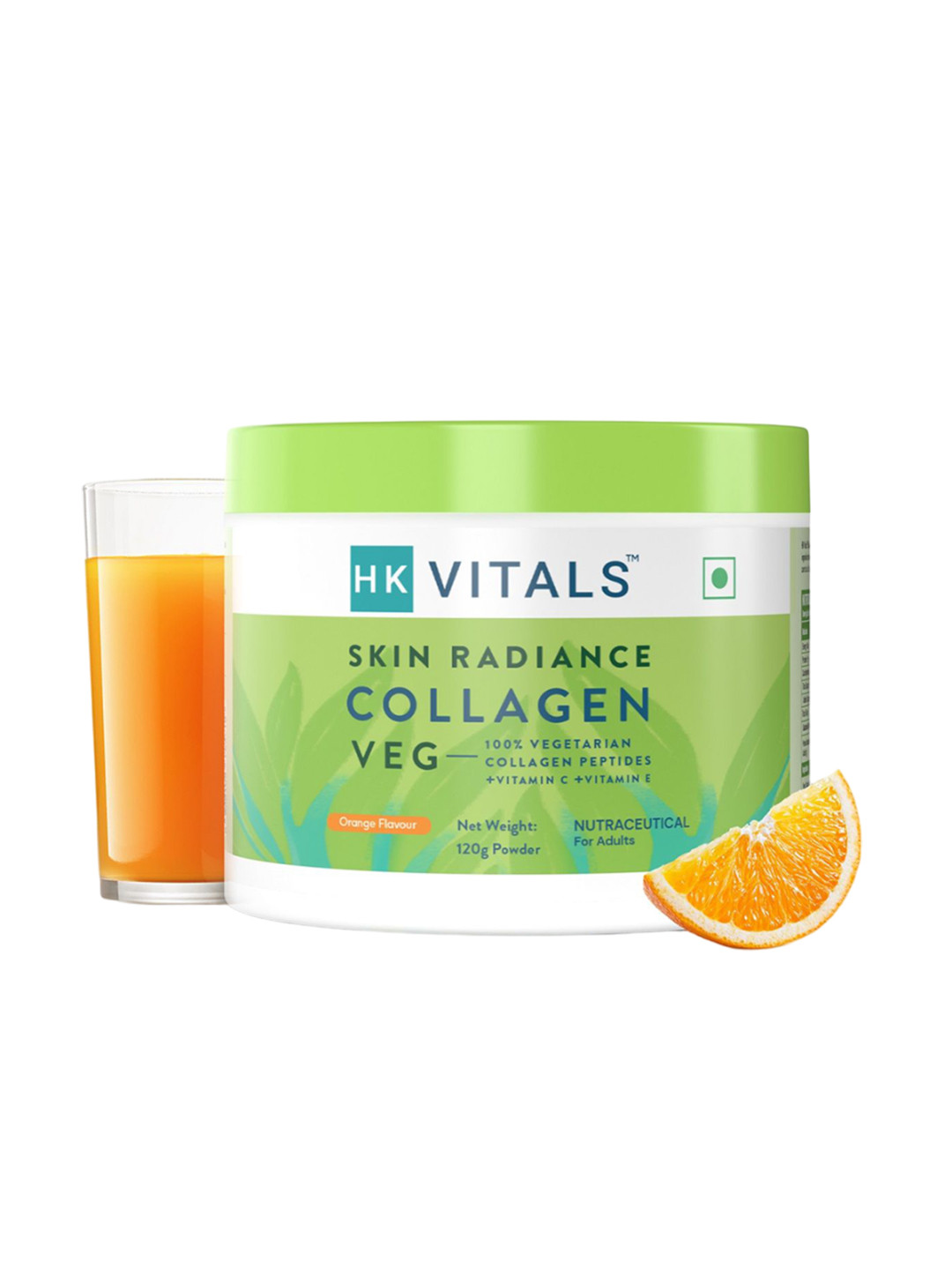 

HK VITALS Skin Radiance Veg Collagen Powder- 120g, Orange