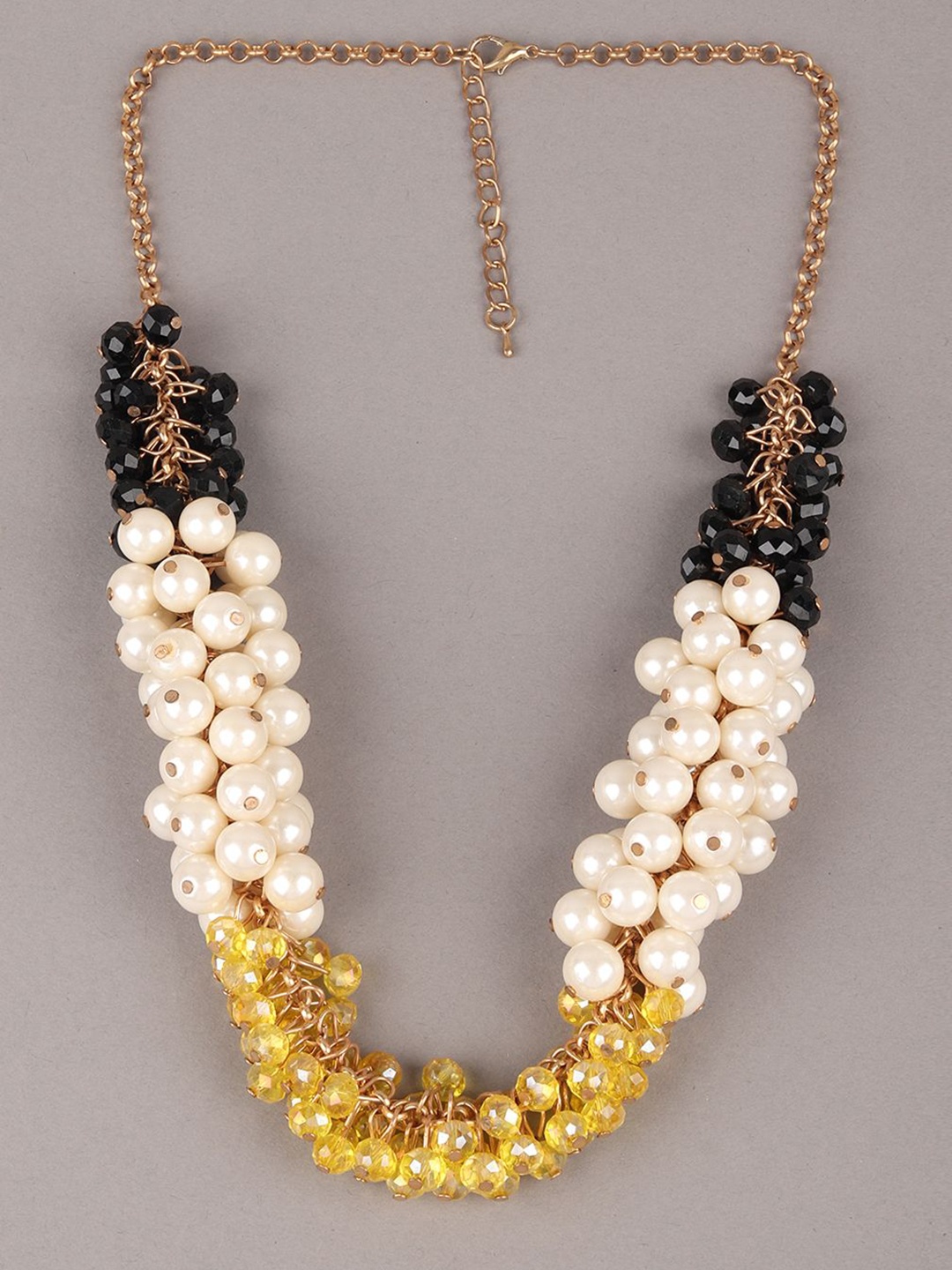

ODETTE Pearl Beaded Choker Necklace, White