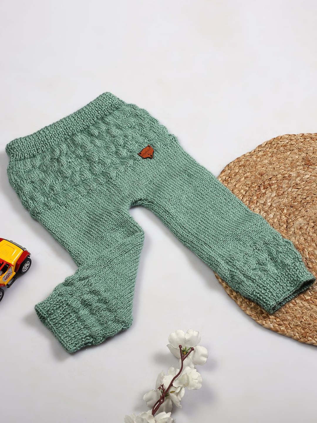 

ShilpShakti Kids Knitted Thermal Bottoms, Teal