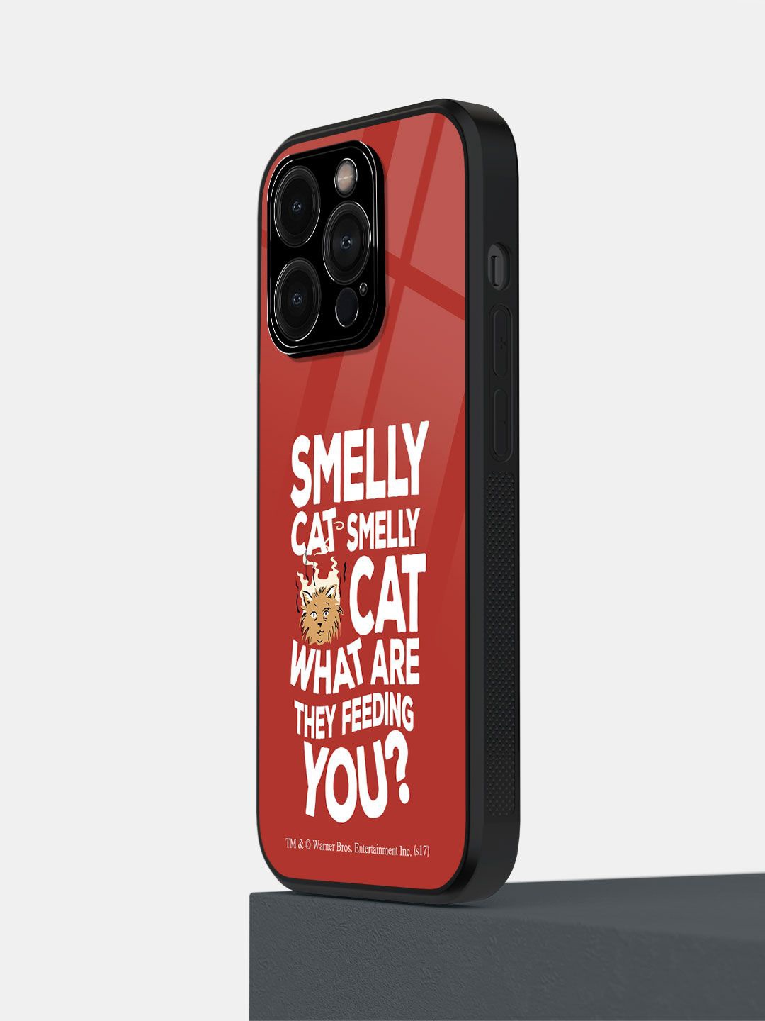 

macmerise Typography Printed iPhone 14 Pro Back Case Mobile Accessories, Red