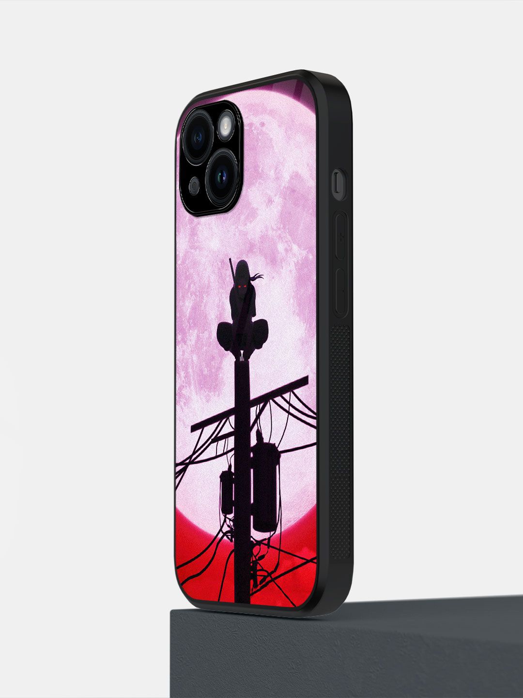 

macmerise Tropical Printed iPhone 14 Back Case Mobile Accessories, Black