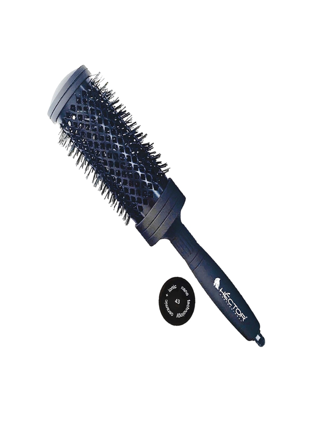 

HECTOR Professional Round Hair Brush- 43mm, Black
