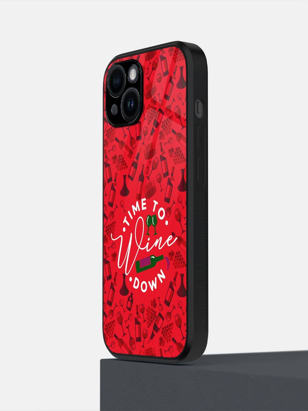 

macmerise Typography Printed iPhone 14 Back Case Mobile Accessories, Red