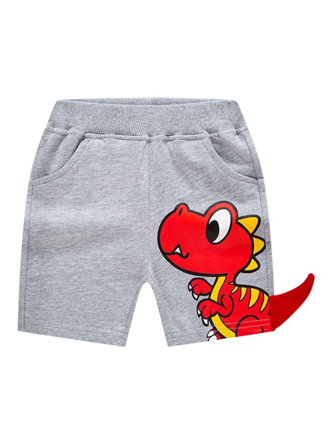 

Googo Gaaga Boys Printed Shorts, Grey