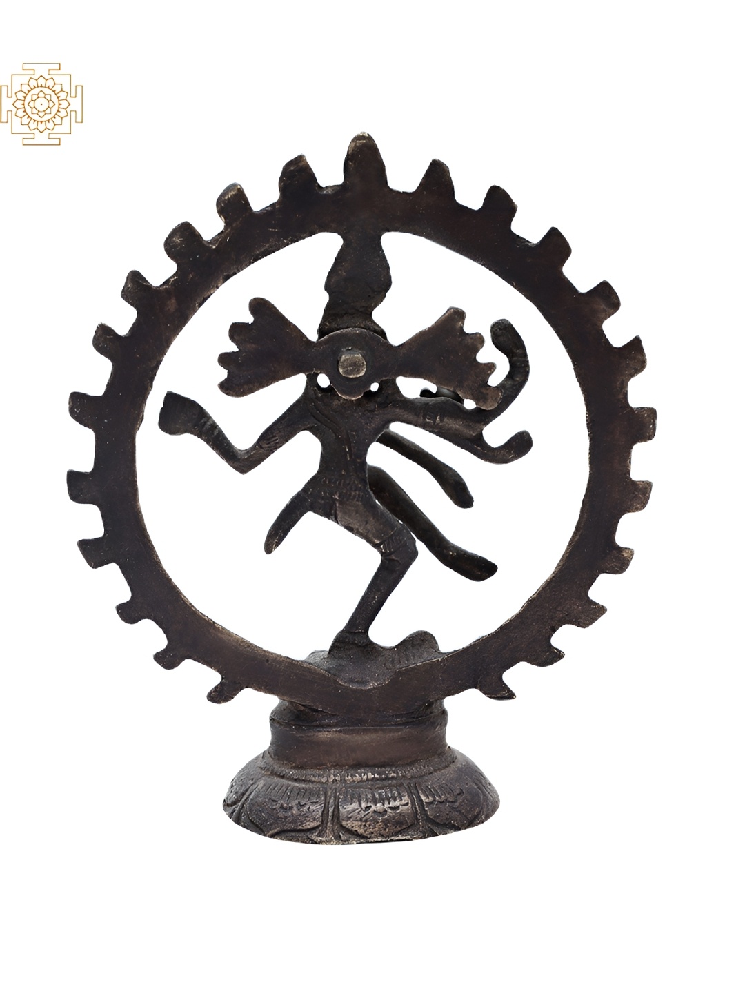 

Exotic India Black & Gold Toned Religious Idol Showpiece