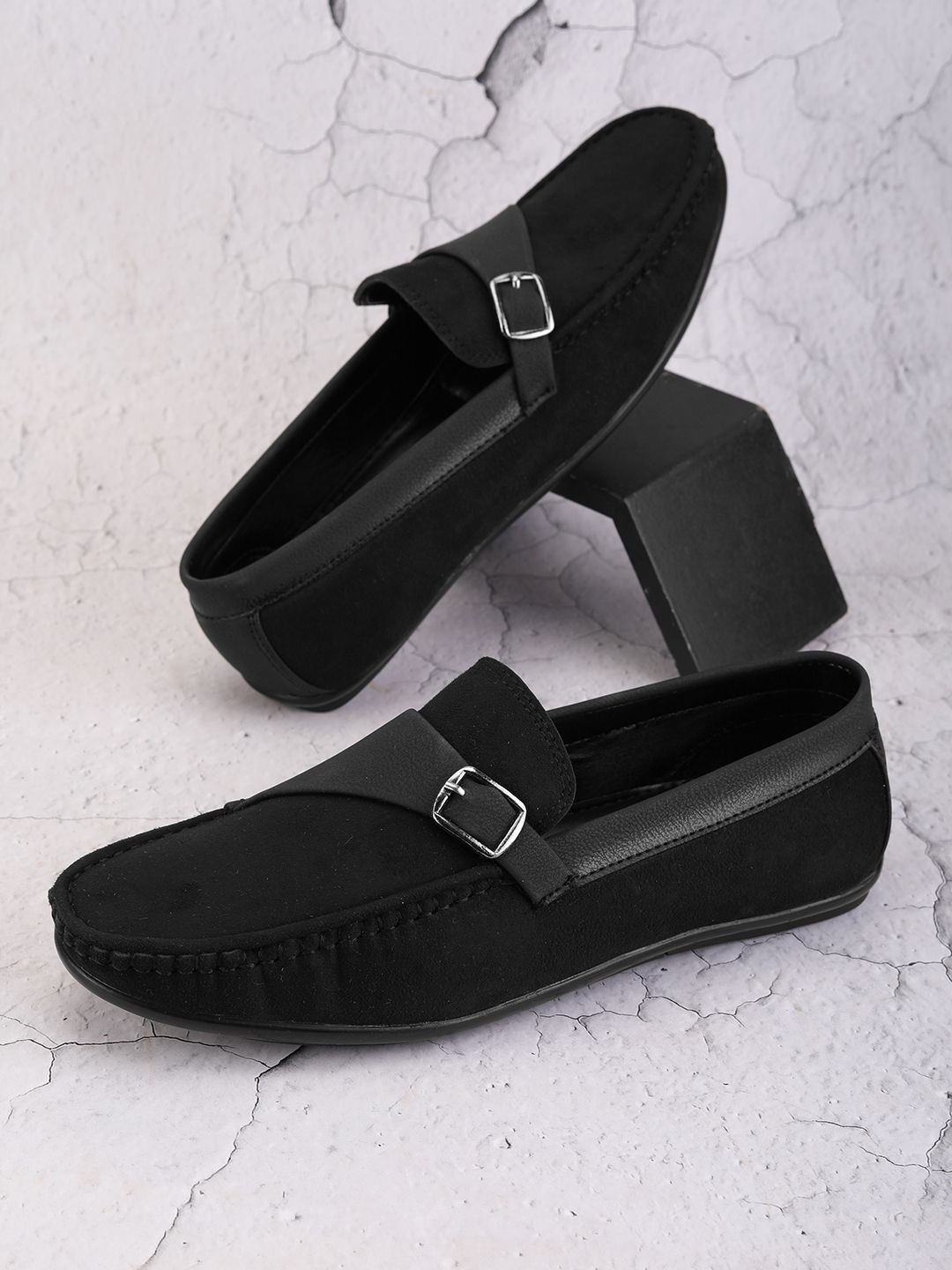 

Killer Men Suede Monks, Black