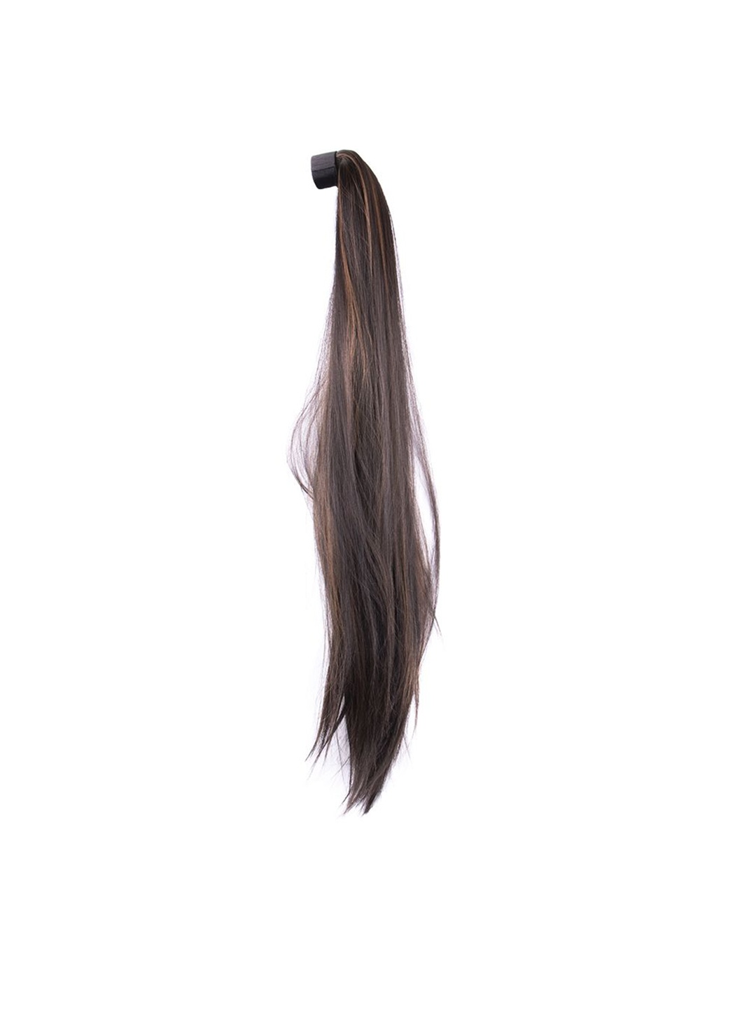 

Streak Street Straight Ponytail Hair Extension -24 Inch- Dark Brown With Copper Highlights