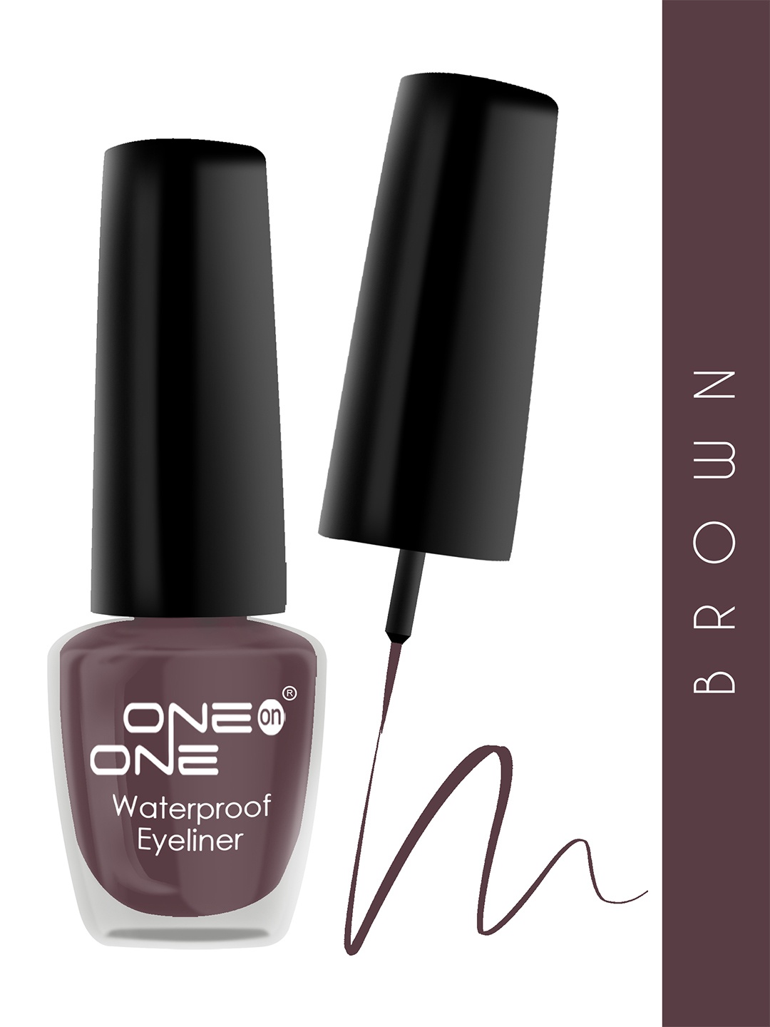 

ONE on ONE Waterproof Long Lasting Smudge-Proof Eyeliner 5 ml - Brown