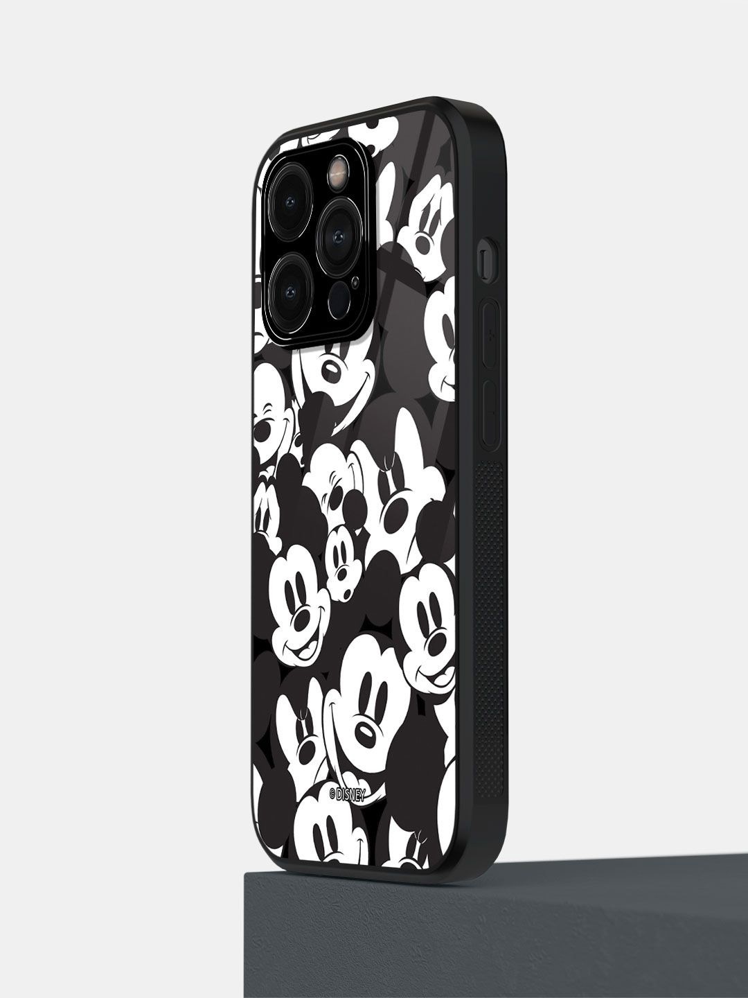 

macmerise Cartoon Characters Printed iPhone 14 Pro Back Case Mobile Accessories, Black