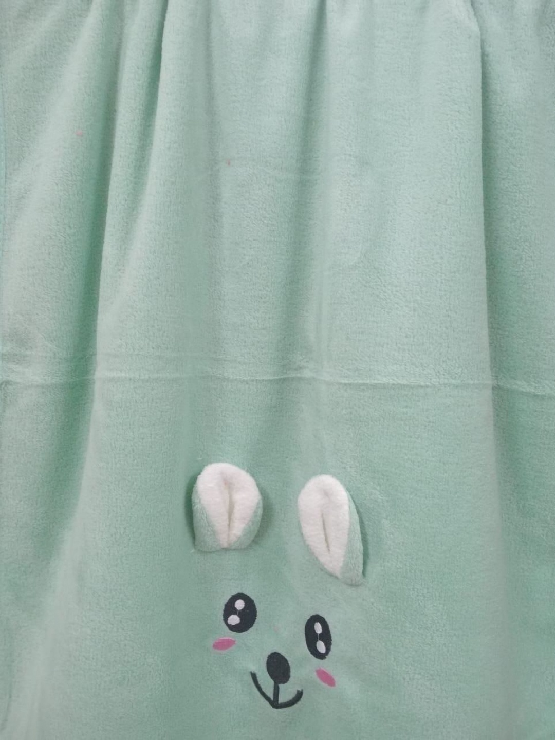 

Butterthief Green & White Printed Cotton 380 GSM Bath Towel