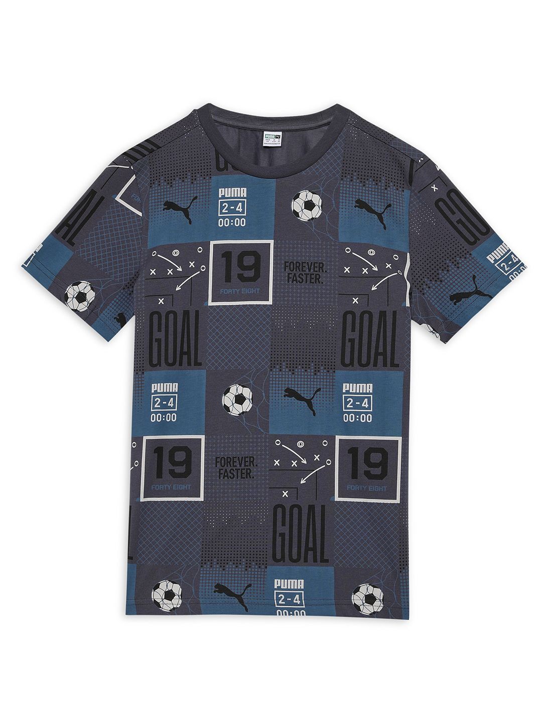 

Puma Boys Classics Psl Youth Graphic Tee, Grey