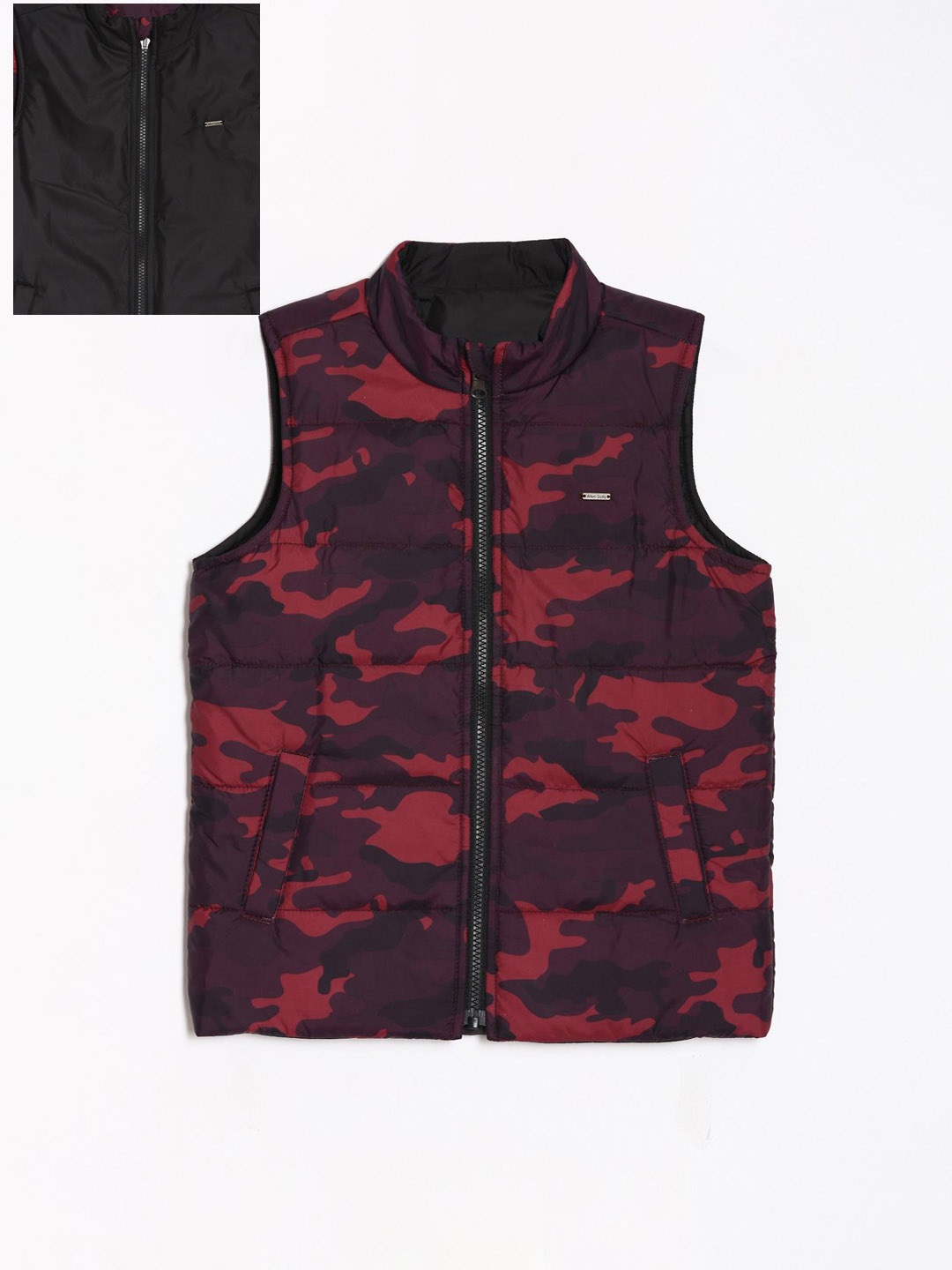 

Allen Solly Junior Boys Camouflage Crop Padded Jacket, Purple