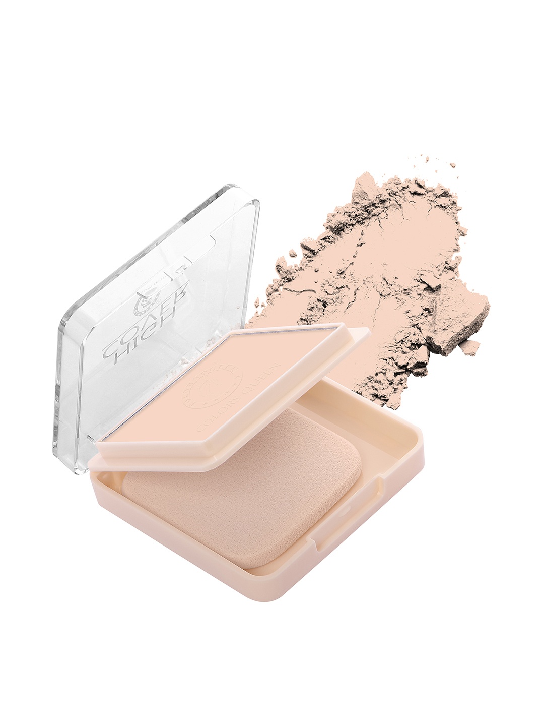 

Colors Queen High Cover Silk Compact Powder - Natural Ivory 02, Beige