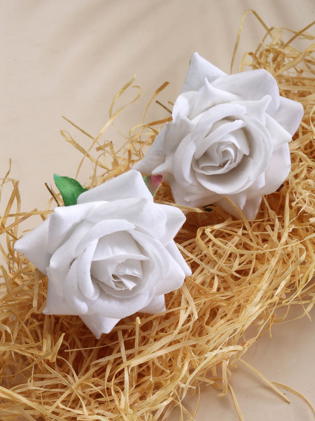 

VOGUE HAIR ACCESSORIES Women Set of 2 U Pins, White