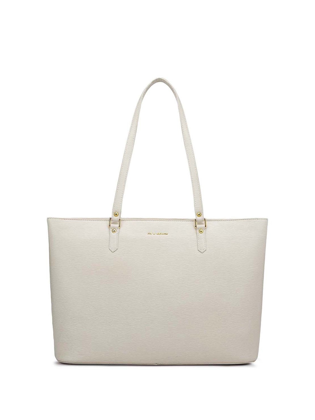 

Joe & Mellon Leather Oversized Shopper Shoulder Bag, White