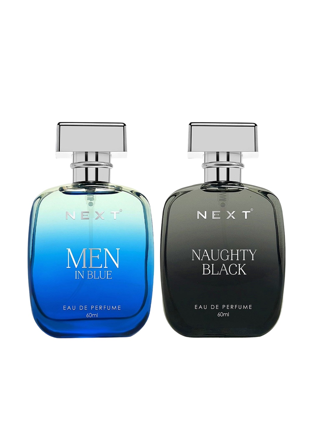 

NEXT CARE Set Of 2 Men In Blue & Naughty Black Eau De Perfume - 60ml Each