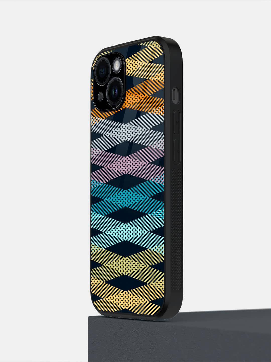 

macmerise Quirky Printed iPhone 14 Back Case Mobile Accessories, Black