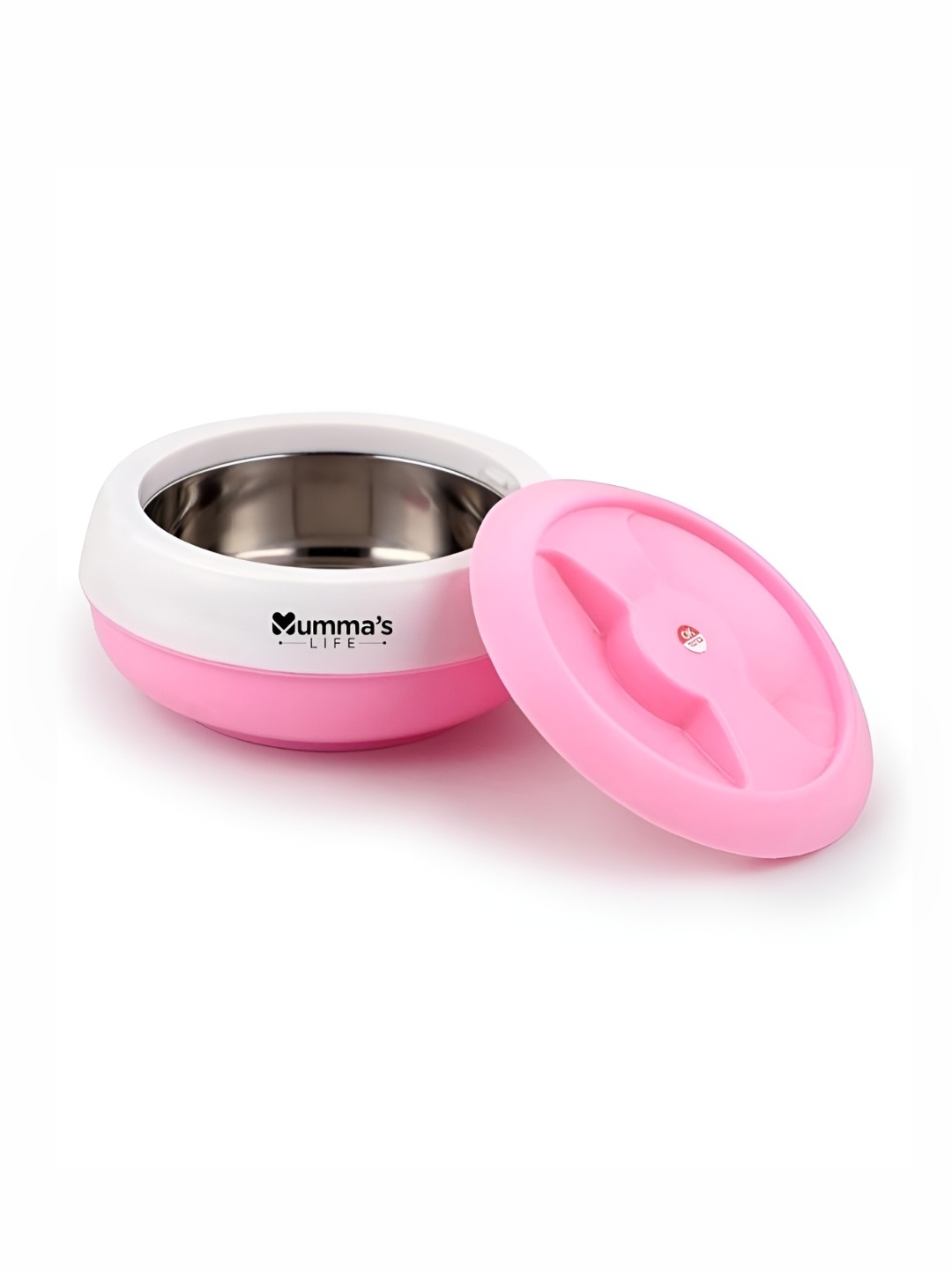 

Mumma's Life Pink Inner Stainless Steel Casserole- 2000 ml