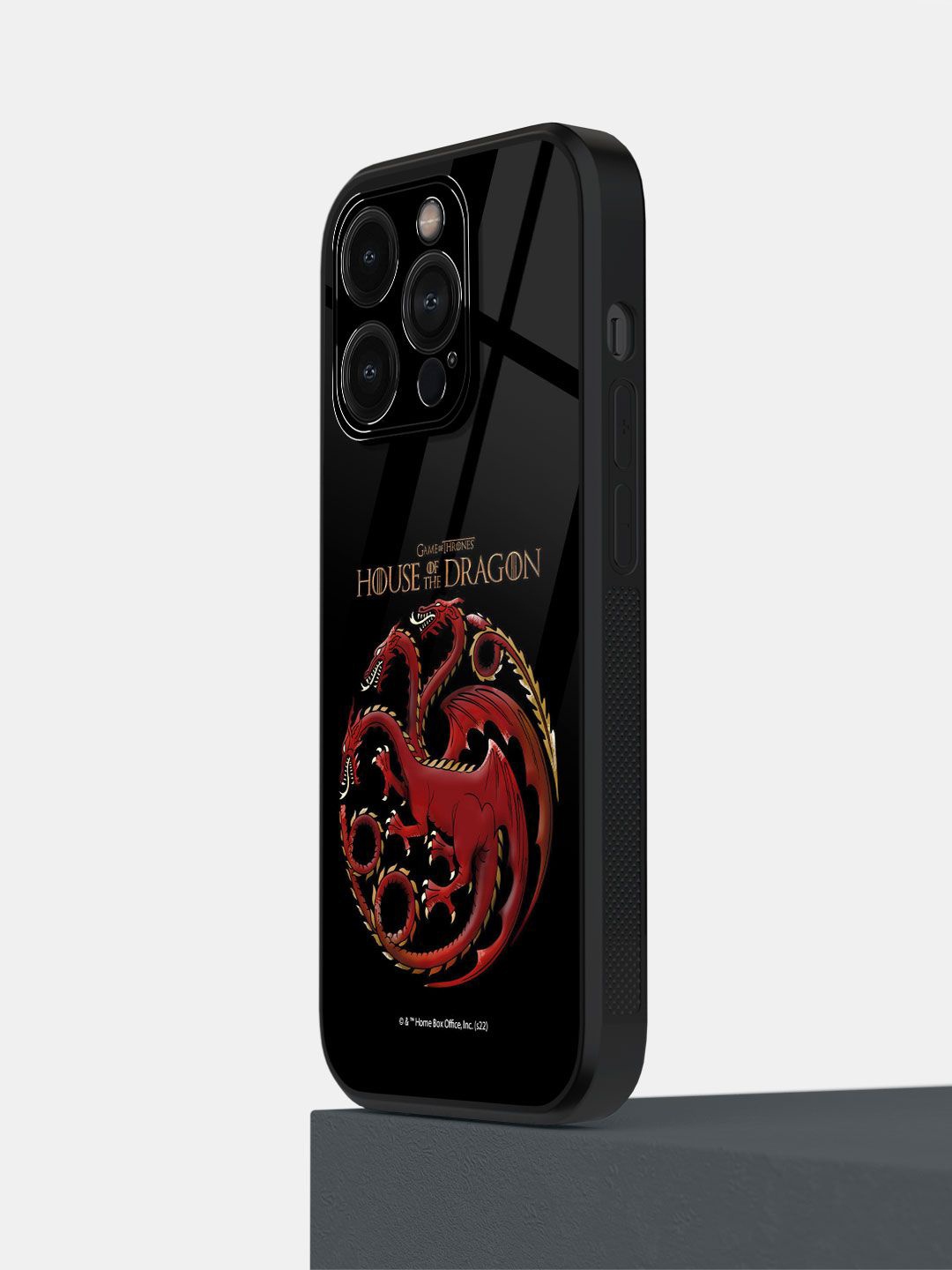 

macmerise Superhero Printed iPhone 14 Pro Back Case Mobile Accessories, Red