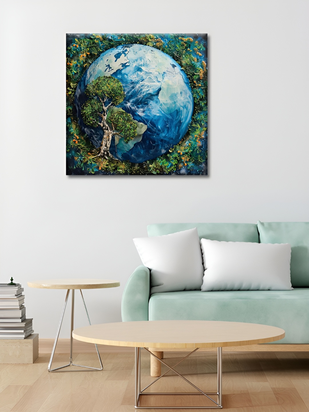 

OLIVE TREE Blue & Green 1 Piece Other Wall Art