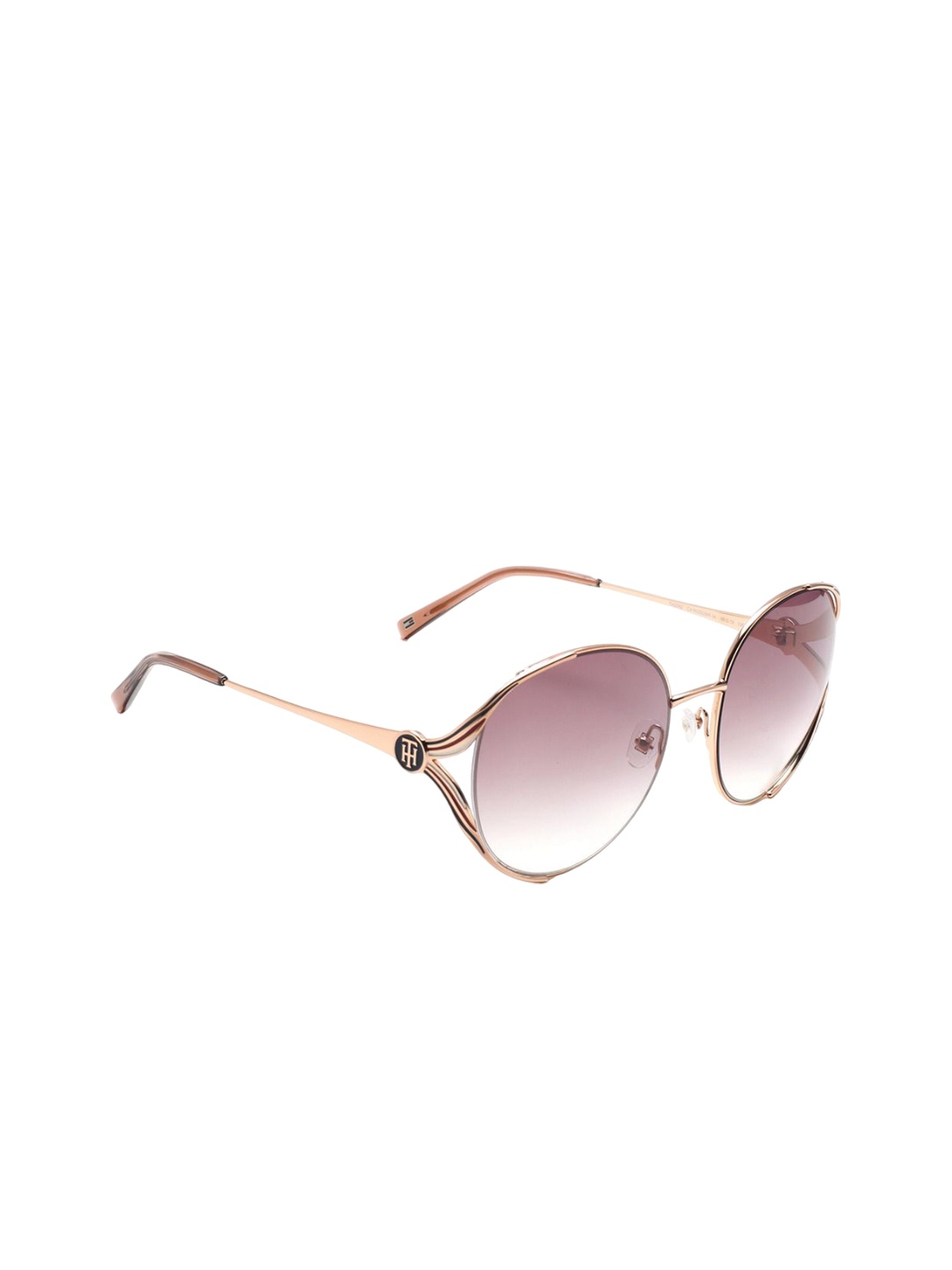 

Tommy Hilfiger Women Round Sunglasses with UV Protected Lens, Pink