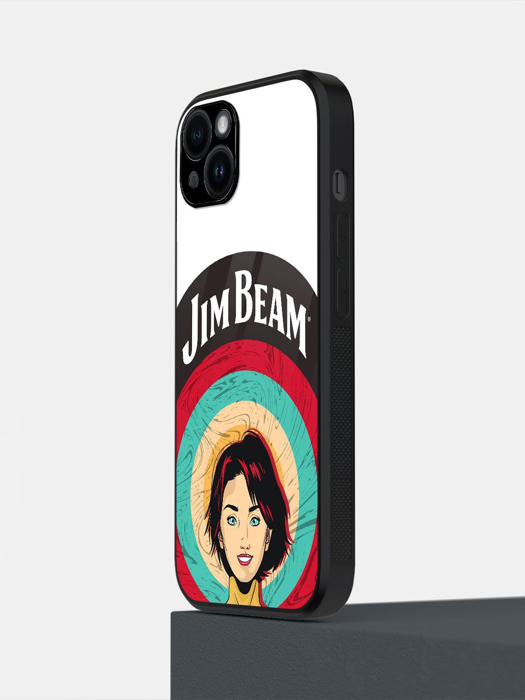 

macmerise Quirky Printed iPhone 14 Plus Back Case Mobile Accessories, White