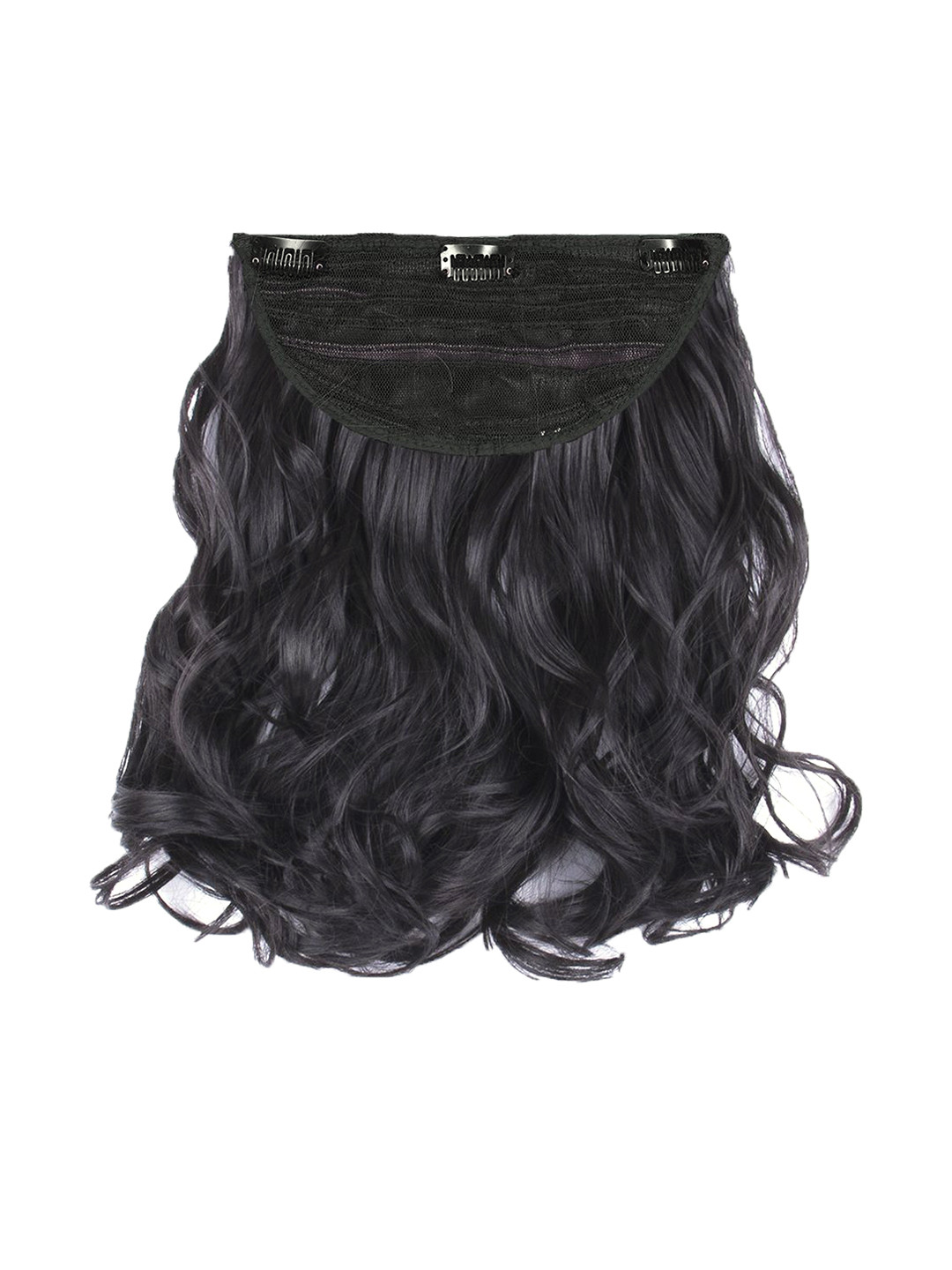 

Streak Street Clip In Wavy Hair Extension - 18 Inch - Natural Black
