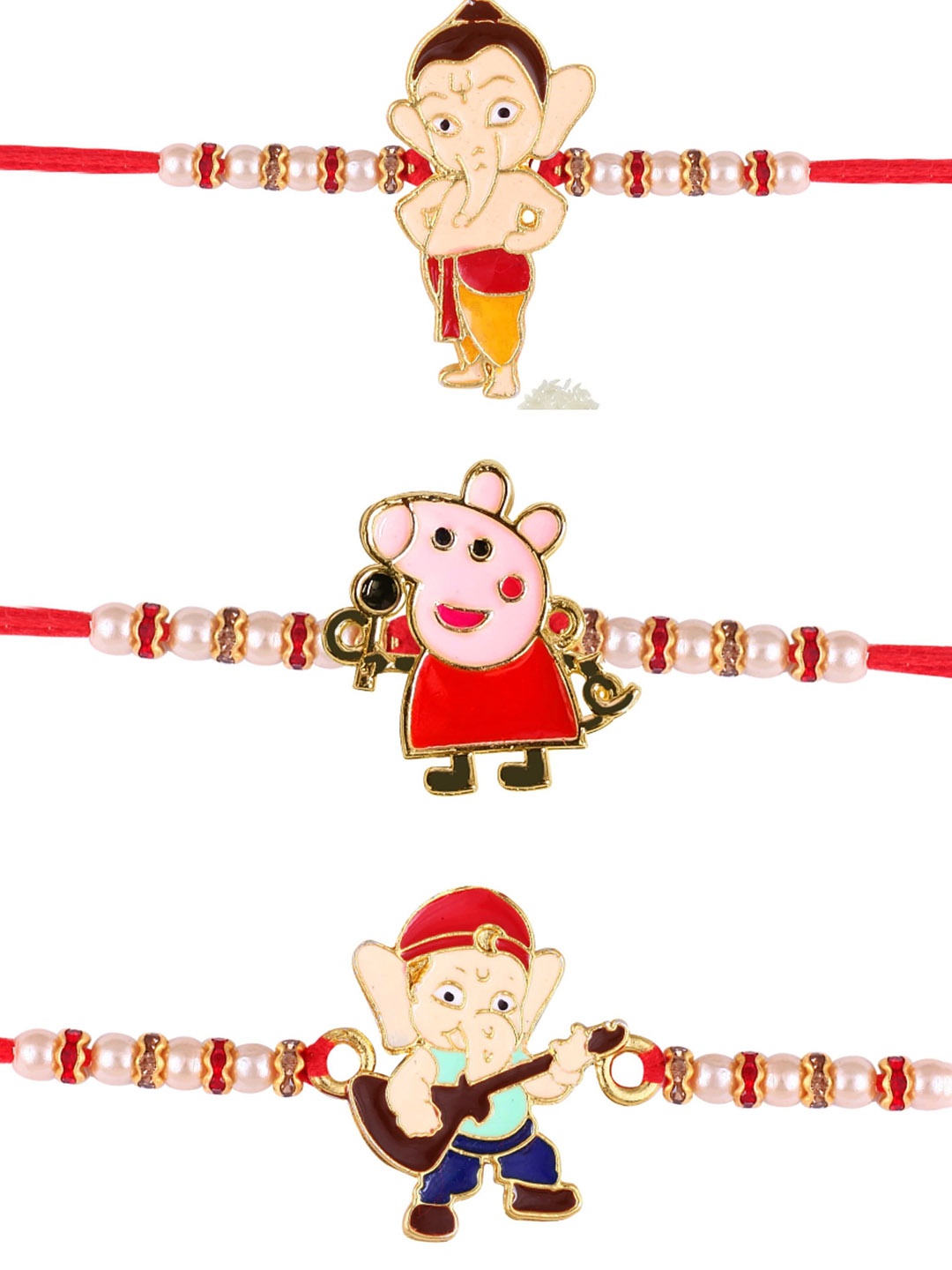 

Vighnaharta Thread Rakhi, Red