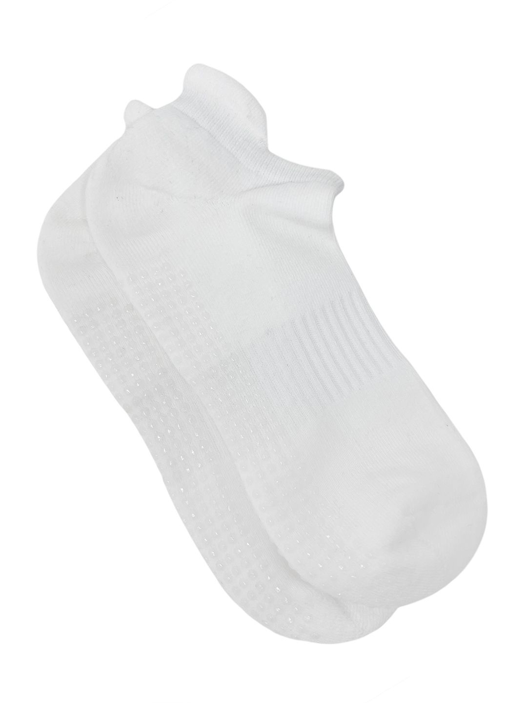 

Mint & Oak Unisex Non-Slip Ankle Length Socks, White