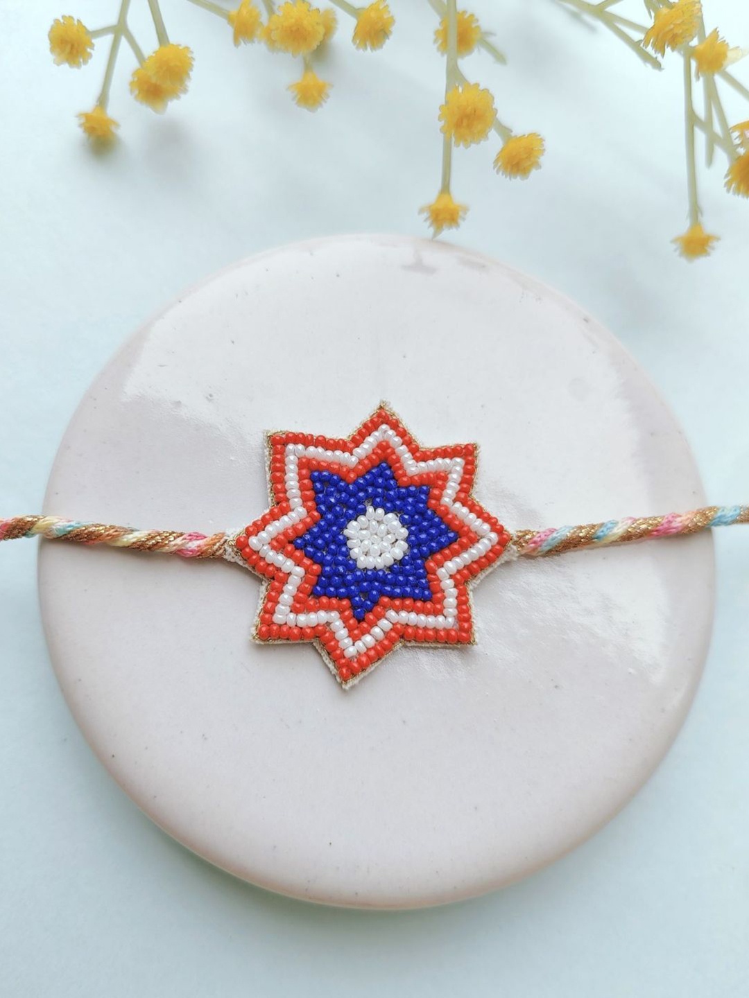 

Crunchy Fashion Captain America Thread Rakhi, Red