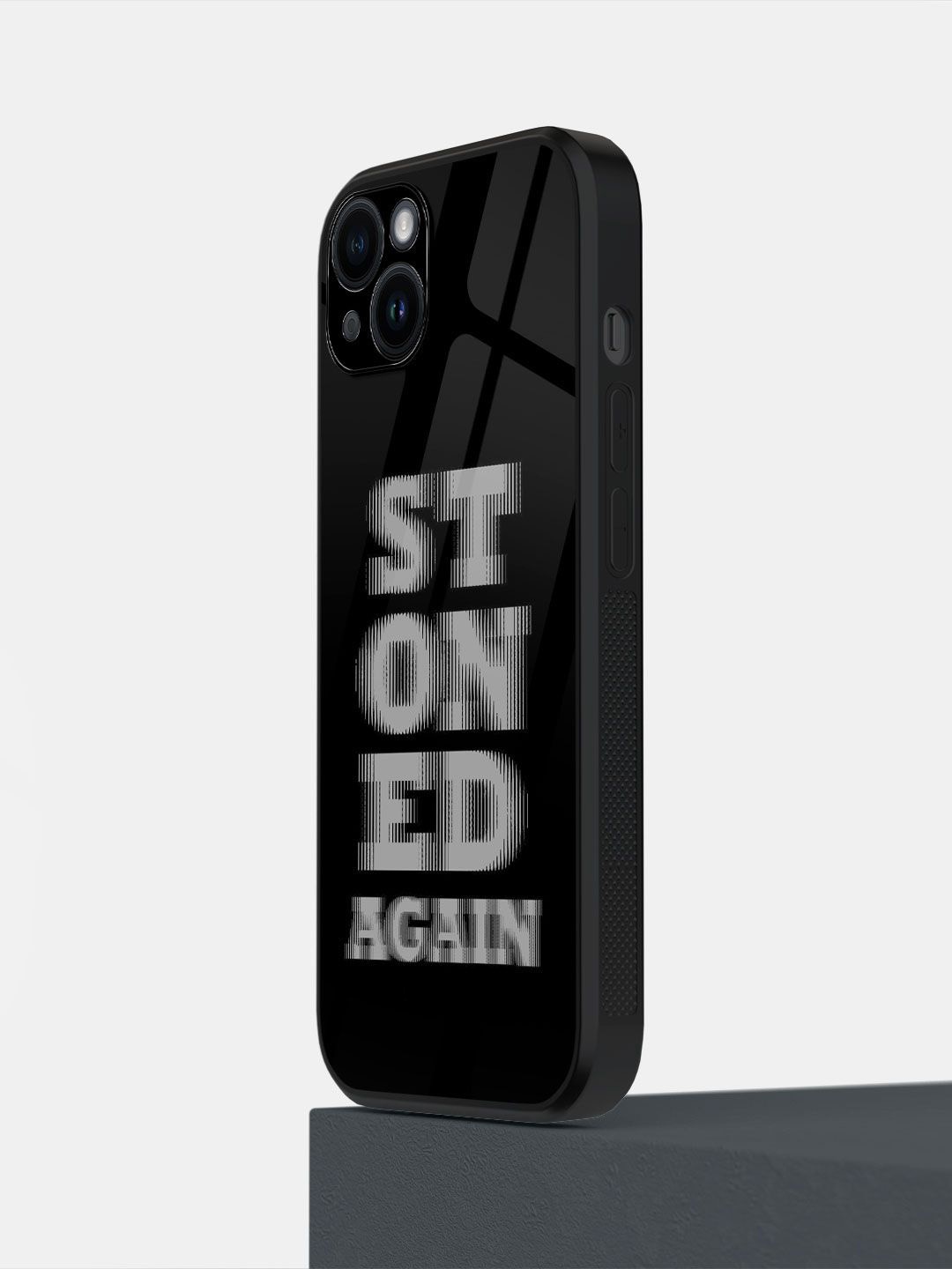 

macmerise Typography Printed iPhone 14 Plus Back Case Mobile Accessories, Black