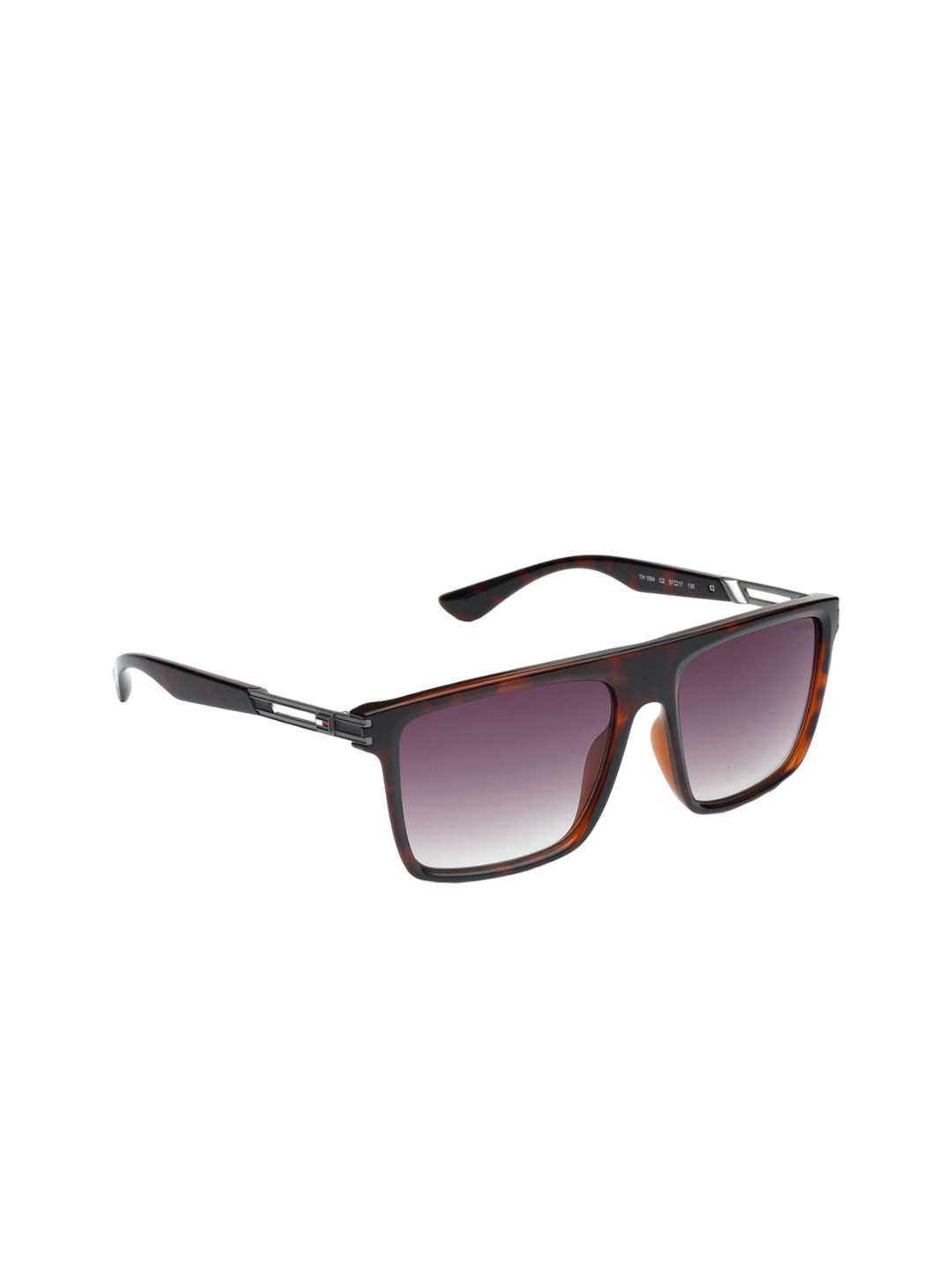 

Tommy Hilfiger Men Square Sunglasses with UV Protected Lens, Green