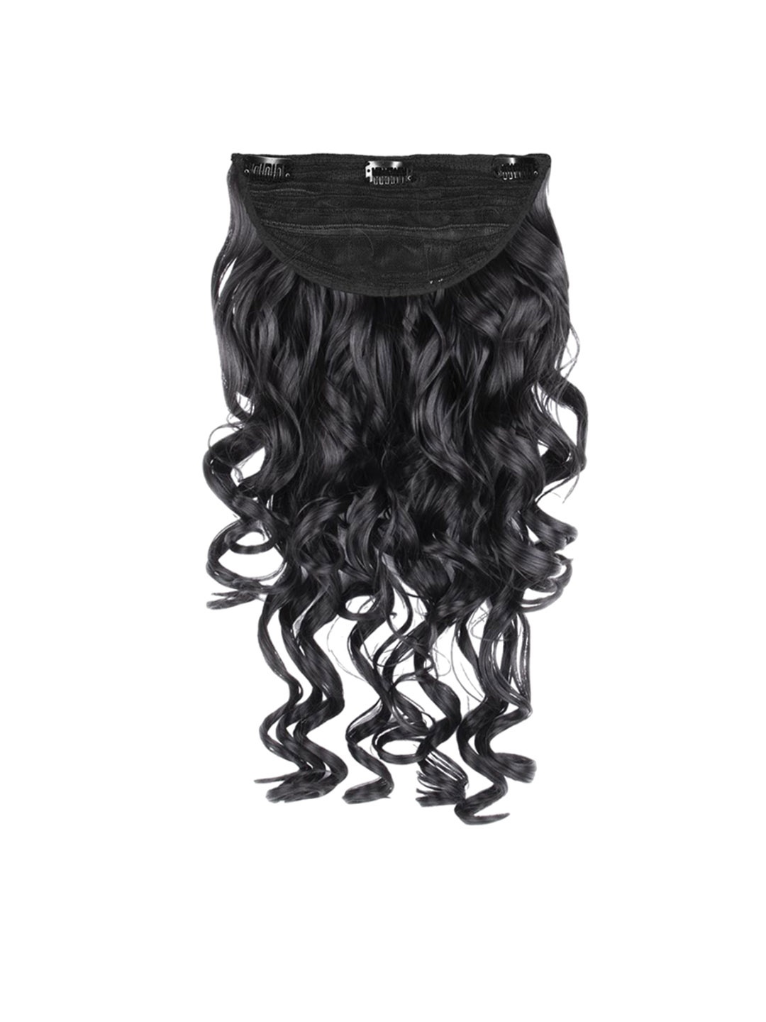

Streak Street Clip In Curl Hair Extension - 24 Inch - Jet Black