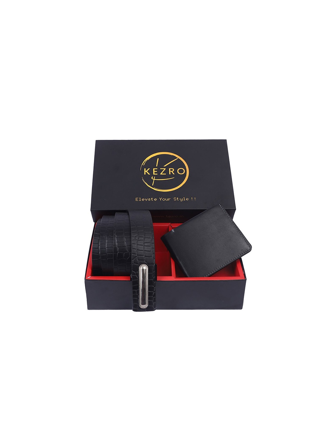 

KEZRO Men Accessory Gift Set, Black