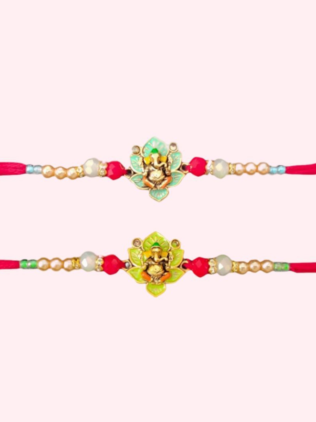 

PUFFSMART Thread Rakhi, Green