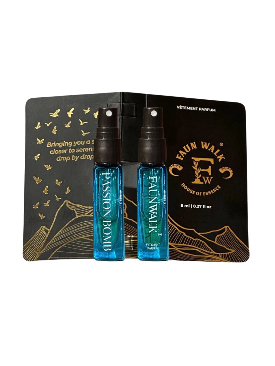 

FAUN WALK Women Passion Bomb Long Lasting Perfume - 8ml, Blue