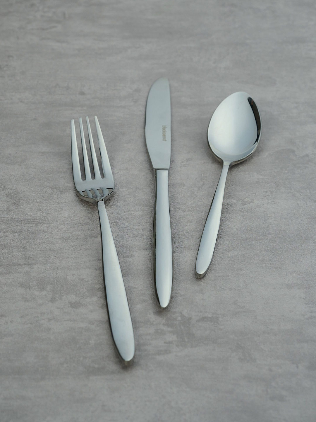 

BlackCarrot 3 Pcs Cutlery Set, Silver
